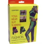 كوبر بدلة تخسيس يوغا وجري - أخضر/أرجواني