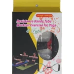 جينيريك احزمة مقاومة للتدريب على تمارين اليوغا من 8 انواع من معدات اللياقة البدنية وبناء الجسم - أحمر