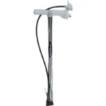 جينيريك مضخة هواء للدراجة مزود بثلاث دبابيس مجانية للاستخدام متعدد الأغراض - فضي