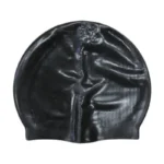 جينيريك بونيه للسباحة من السيليكون عالى الجوده - اسود