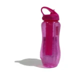 كولجير زجاجة ماء بلاستيكية مع عصا الفريزر 650 ملليلتر - زهري فاقع