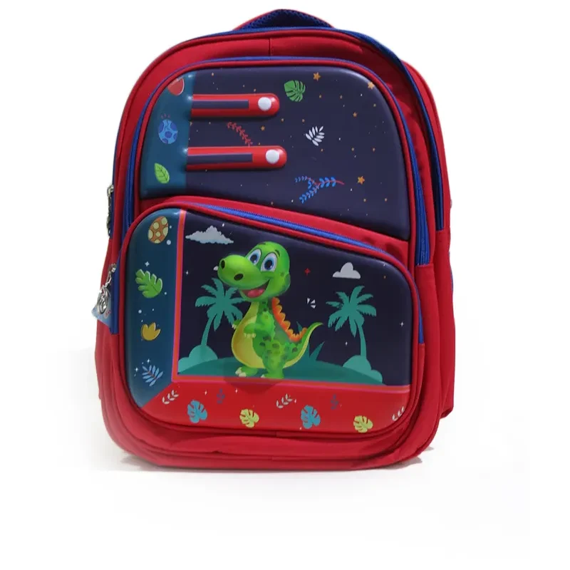 Generic Little Dino Preschool Bag 12 Inch - Red