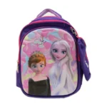 مزايا حقيبة ظهر ثلاثية الأبعاد من إليسا وآنا لمرحلة ما قبل المدرسة والنزهة 12 انش - ارزق
