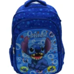Generic Stitch Backpack Set Of 3 Pieces (Bag - Pencil Case - Lunch Bag) For School 16 Inch - Blue