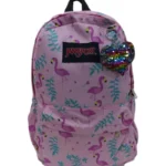 Jan Sport Superbreack Flamencos Casula Backpack 16 Inch - Pink