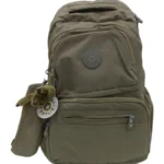 Generic Casual High-Quality Backpack With Pencil Case For Club and College And Trip Bag  18 Inch - Olive
