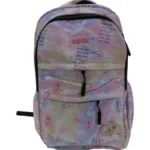 جينيريك حقيبة ظهر مدرسية على شكل قلب متينة متعددة الجيوب للمدرسة 16 انش - وردي