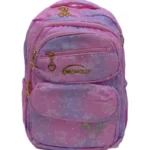 مومولي حقيبة مدرسية بنمط هالو كيتي ذات سعة كبيرة يمكن الاعتماد عليها في المدرسة 16 انش - وردي