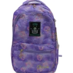 جينيريك حقيبة مدرسية على شكل قلب كبيرة 16 انش - بنفسجي
