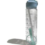Generic Plastic Water Bottle With Straw 709ML - Transparent