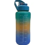 فالمر زجاجة متينة للرياضة واللياقة البدنية مع مؤشر للوقت والسوائل 2000 ملليلتر - ارزق