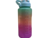 فالمر زجاجة متينة للرياضة واللياقة البدنية مع مؤشر للوقت والسوائل 2000 ملليلتر - بابي بلو