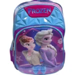 جينيريك حقيبة ظهر كرتونية ثلاثية الأبعاد فروزن إليسا وآنا للمدرسة 13 انش - ارزق