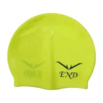 End Professional Silicone Swimming Cap Ponnet - Yellow