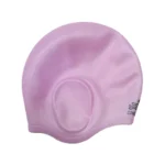 Conquest Durable Silicone Swimming Cap Cover Ears 3D Ergonomic