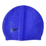 Speedo Bubbly Silicone Swimming Cap With Granular inside - Blue