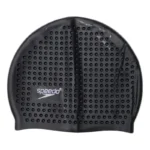 سبيدو بونية سباحة من السيليكون مع حبيبات من الداخل - اسود