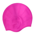 جينيريك بونية سباحة من السيليكون مع أغطية للأذن - وردي