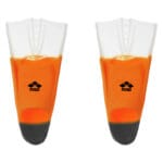 ارينا زعانف سباحه سيليكون للتدريب للجنسين — برتقالي/شفاف