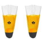 Arena Swimming Silicon Fins For Training Unisex — Yellow/Transparent