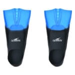 سبيدو زعانف سباحه سيليكون للجنسين — اسود/ازرق