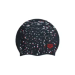 أرينا بونية سباحة من السيليكون برسمة منقطة — أسود