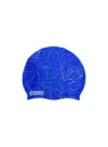 Arena Silicone Swim Cap Dotted — Blue