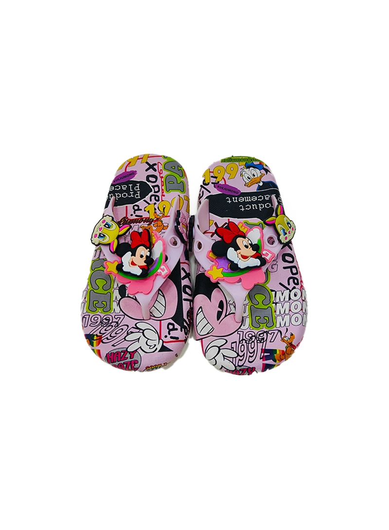 BR-KIDSSLIPPNK شباشب أطفال ميني ماوس سكويشي — وردي - الصورة 1