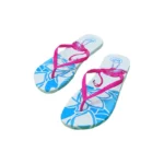 Exit Women's Flamingo Flip Flops — Baby Blue/White