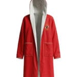 روب سباحة فريق النادي الأهلي بسوستة - لون أحمر / ابيض