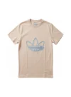 Adidas Men's Trefoil Short Sleeve T-Shirt - Beige