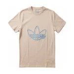 Adidas Men's Trefoil Short Sleeve T-Shirt - Beige