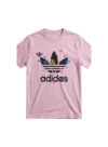 Adidas Men's Trefoil Graphic Short Sleeve T-Shirt - Pink