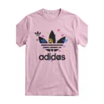 Adidas Men's Trefoil Graphic Short Sleeve T-Shirt - Pink