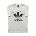 Adidas Men's Trefoil Graphic Short Sleeve T-Shirt - White
