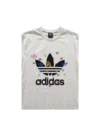 Adidas Men's Trefoil Graphic Short Sleeve T-Shirt - White - Image 3