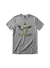 Adidas Men's Trefoil Camo Graphic Short Sleeve T-Shirt - Grey - Image 2