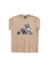 Adidas Men's Future Icons Badge of Sport Graphic Short Sleeve T-Shirt - Beige - Image 3