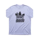 Adidas Men's Trefoil Graffiti Graphic Short Sleeve T-Shirt - Light White