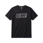 Nike Men's Outline Block Graphic Short Sleeve T-Shirt - Black