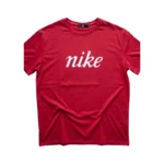 Nike Men's Script Graphic Short Sleeve T-Shirt - Red