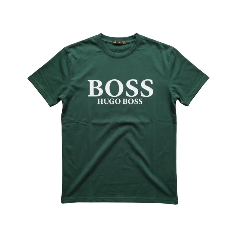 Hugo Boss Men's Graphic Logo Short Sleeve T-Shirt - Forest Green