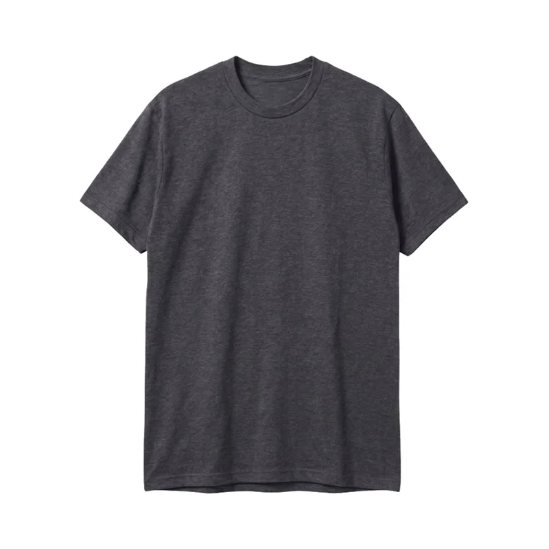 Men's "THE END" Drip Graphic Short Sleeve T-Shirt - Dark Grey