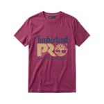 Timberland PRO Men's Graphic Logo Short Sleeve T-Shirt - Dark Pink