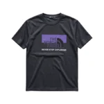 The North Face Men's Box Design Short Sleeve T-Shirt - Dark Grey