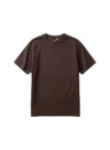 Men's "THE END" Drip Graphic Short Sleeve T-Shirt - Dark Brown