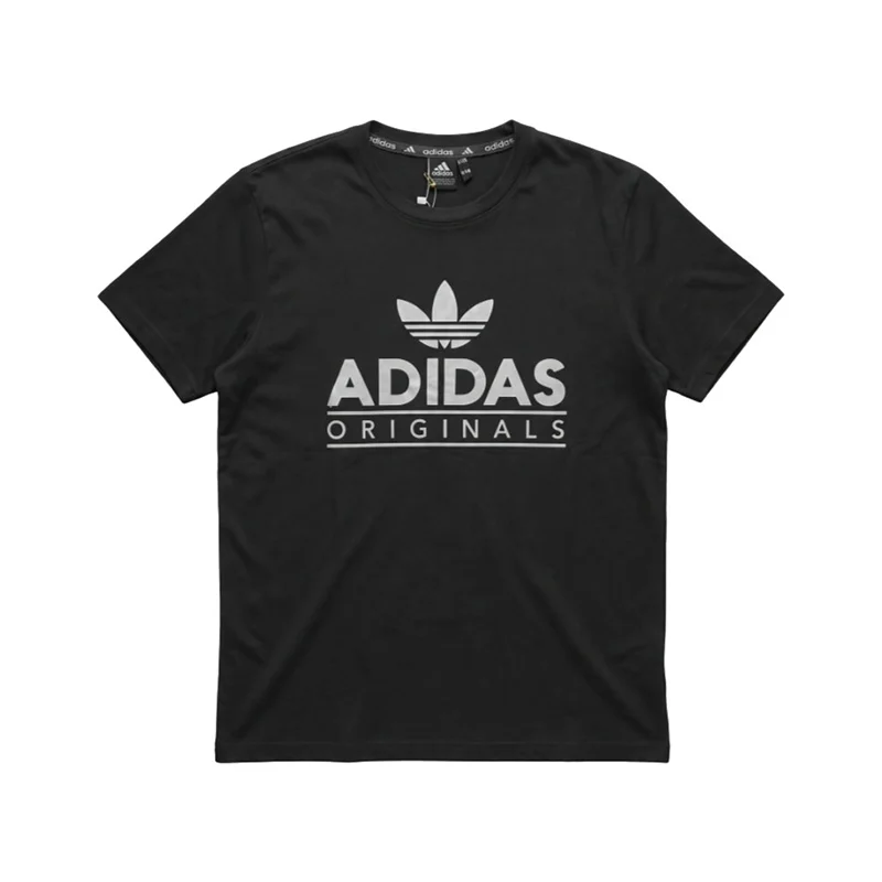 Adidas Men's Trefoil Graphic Short Sleeve T-Shirt - Black
