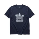 Adidas Men's Trefoil Graffiti Graphic Short Sleeve T-Shirt - Navy Blue