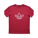 Adidas Men's Trefoil Tribal Outline Graphic Short Sleeve T-Shirt - Red