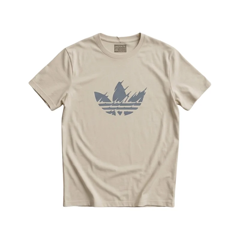 Adidas Men's Trefoil Graffiti Graphic Short Sleeve T-Shirt - Navy Blue